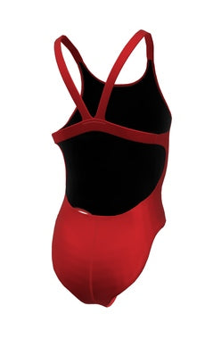 NIKE Women\'s Solid Hydrastrong Fastback One Piece Swimsuit cppp